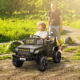 12V Dual Motor Kids Electric Ride-On Truck With Remote Control - Omega Lifestyles