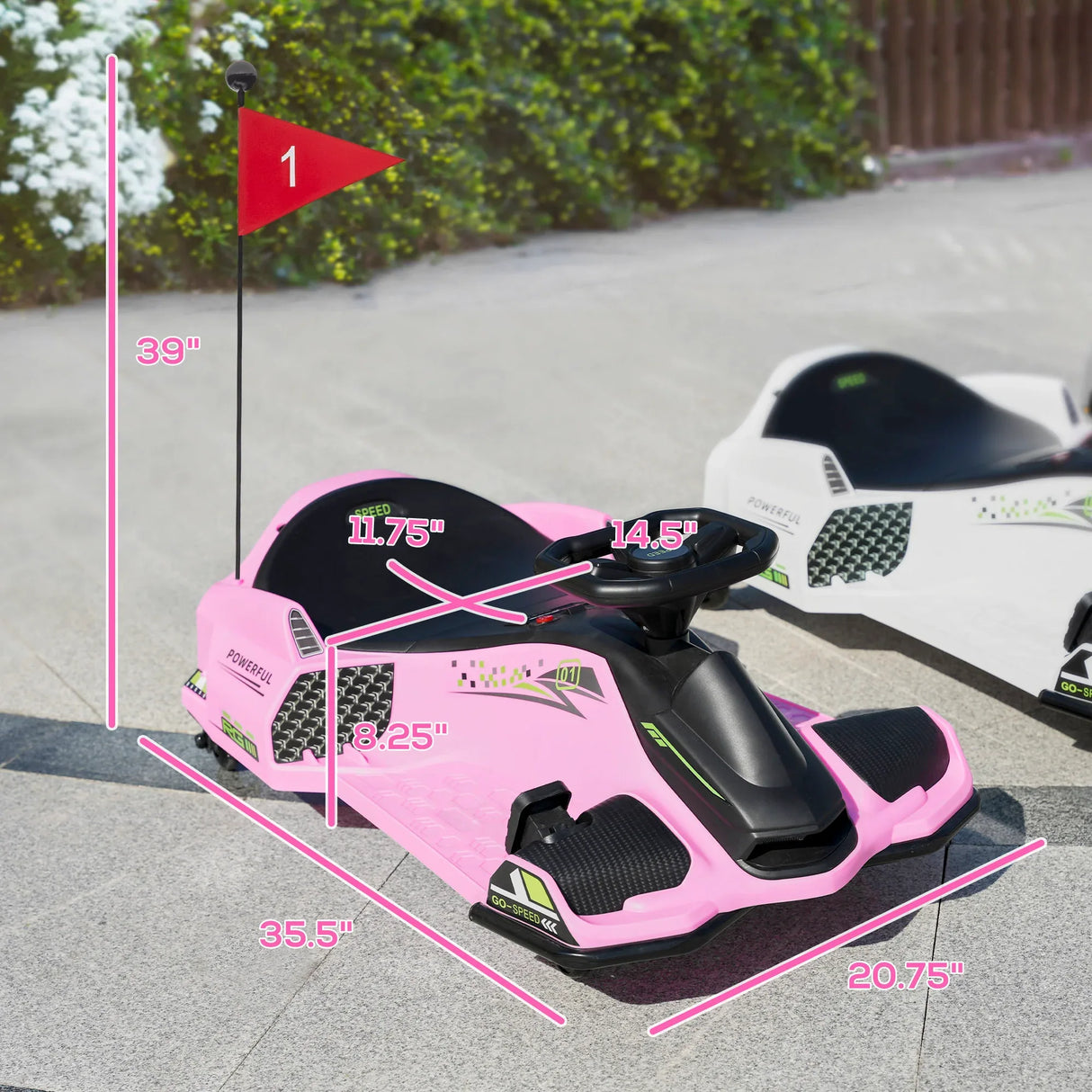 Electric Drift Kids Go Kart With Music And Lights - Omega Lifestyles