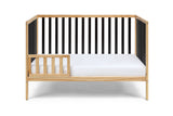 Two-Tone Solid Wood Convertible Island Crib - Omega Lifestyles