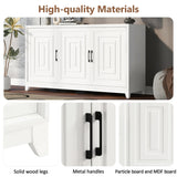 Modern White Particle Board MDF TV Stand Cabinet - Omega Lifestyles