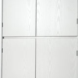 Modern Curved Design Kitchen Pantry Cabinet With Drawer - Omega Lifestyles