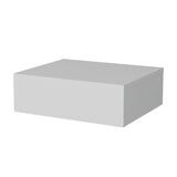 Contemporary White Engineered Wood Floating Nightstand - Omega Lifestyles