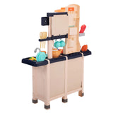 Kids Large Pretend Play Kitchen Set With Lights Sounds - Omega Lifestyles