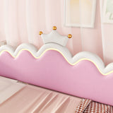 Twin Extending Upholstered Princess Daybed With LED Lights - Omega Lifestyles