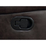 Brown Upholstered 3-Piece Manual Reclining Living Room Set - Omega Lifestyles