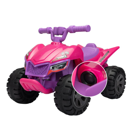 Kids Electric Ride-On ATV With Music LED Lights Spray - Omega Lifestyles