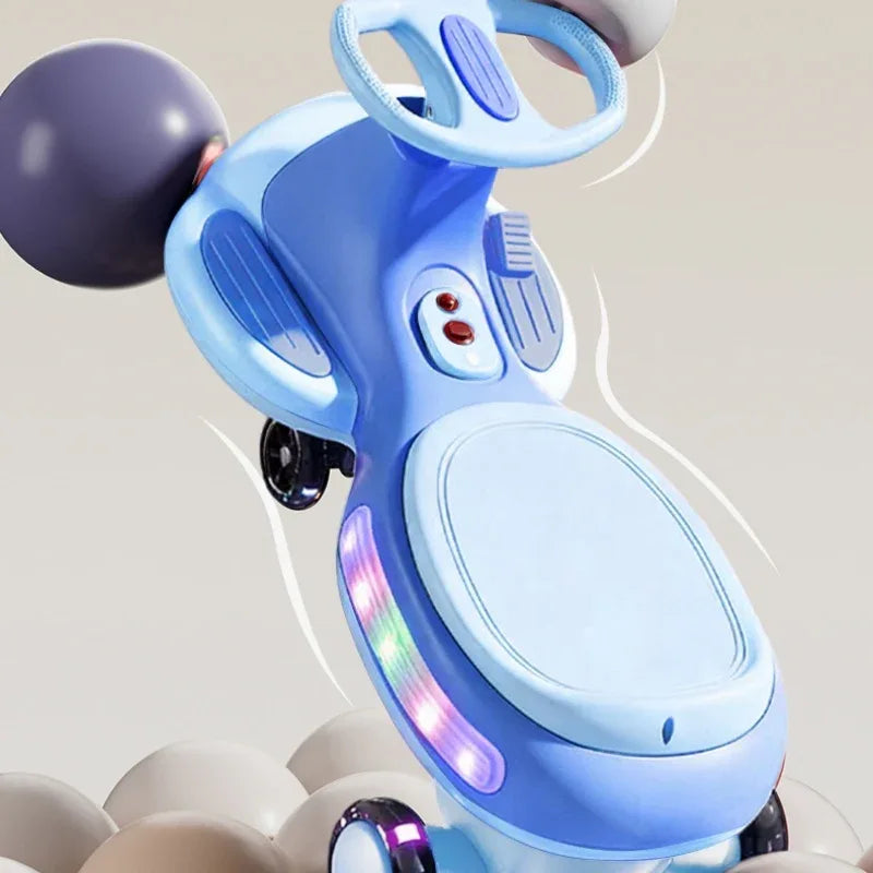 12V7 Electric Bluetooth Wiggle Car With LED Lights - Omega Lifestyles