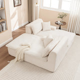 Corduroy Foam High-Density All-Foam Lounge Chair - Omega Lifestyles