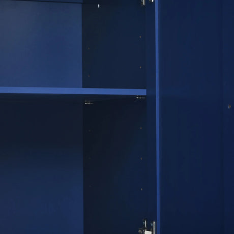 Rolling Mobile Kitchen Island With Solid Wood Top And Storage - Omega Lifestyles