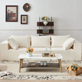 Golden White MDF Metal Frame Rectangular Coffee Table - Omega Lifestyles