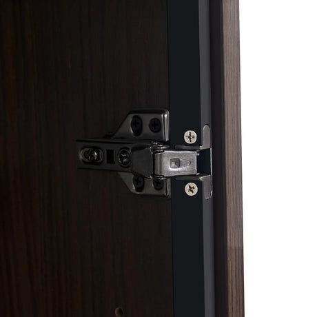 Modern Minimalist LED Curio Cabinet With Tempered Glass Doors - Omega Lifestyles