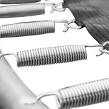 15-Inch Galvanized Steel Frame Safety Trampoline With Hoop - Omega Lifestyles