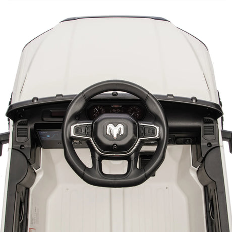 Licensed Dodge RAM 3500 12V Dual Motor Kids Ride-On Truck - Omega Lifestyles