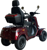Heavy Duty 4-Wheel Mobility Scooter With Dual-Brake System - Omega Lifestyles