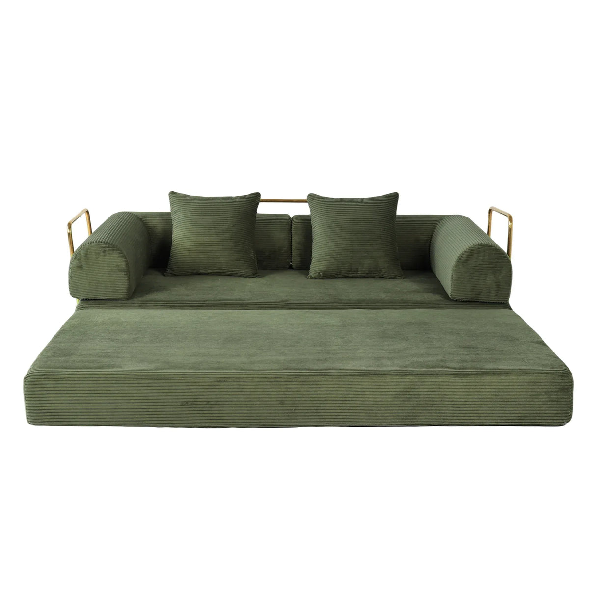 Foldable Memory Foam Sofa Bed With Pillows - Omega Lifestyles