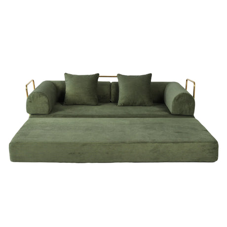 Foldable Memory Foam Sofa Bed With Pillows - Omega Lifestyles