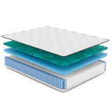 Medium 11-Inch Gel Memory Foam Hybrid Queen Mattress - Omega Lifestyles