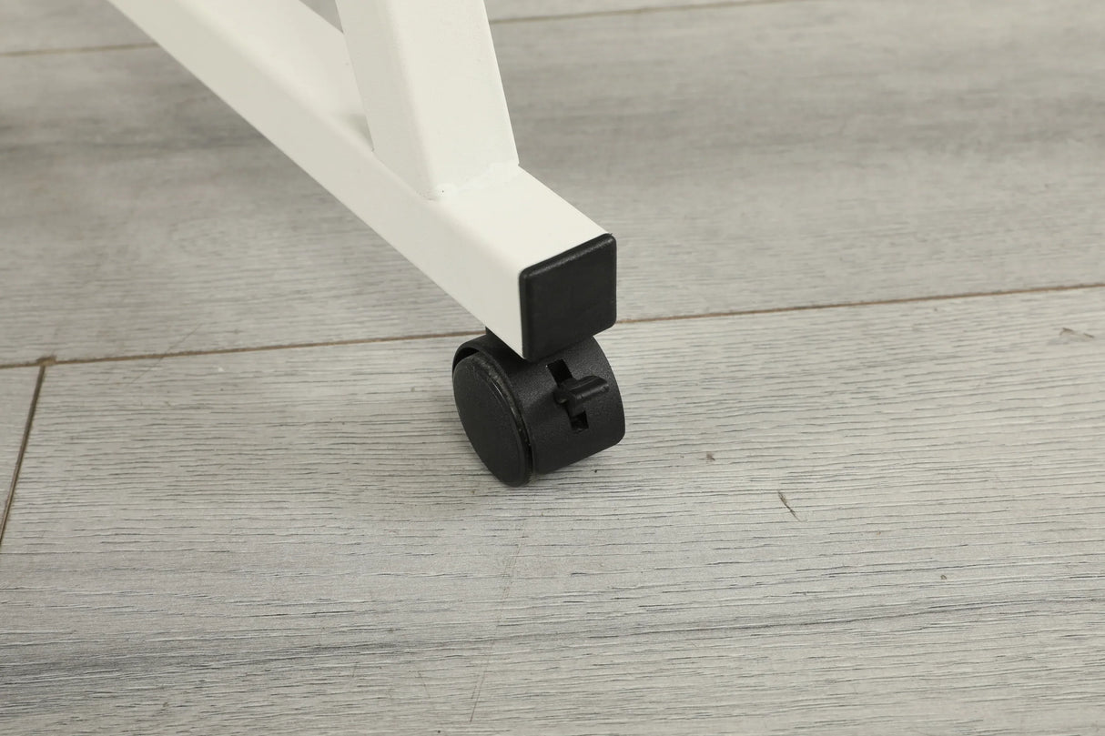 Adjustable Height Metal Puzzle Table With Storage Trays - Omega Lifestyles