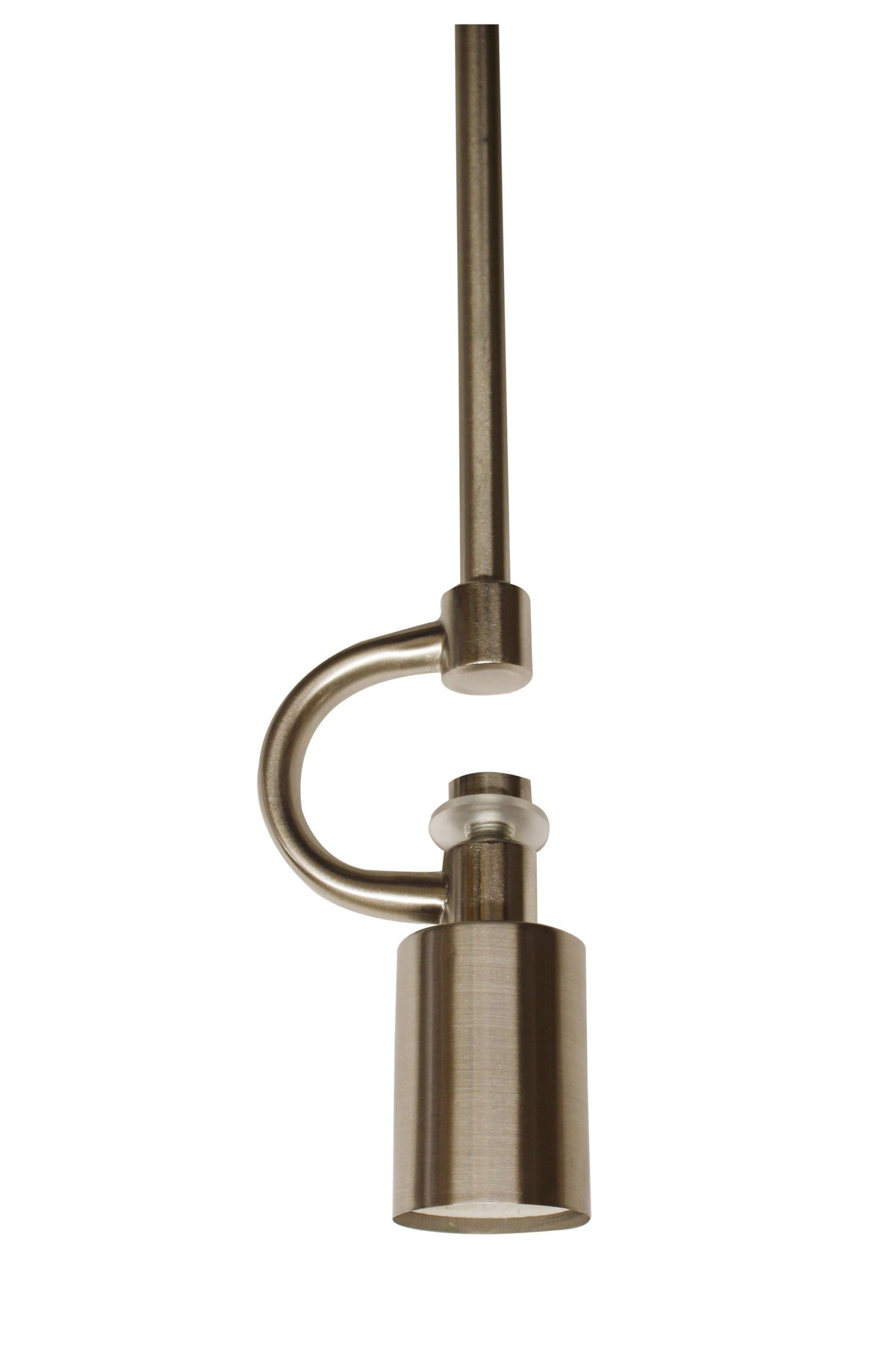 Vintage Brushed Nickel Linen Pendant Light Fixture