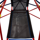 Metal Outdoor Dome Climber With Slide And Climbing Stones - Omega Lifestyles