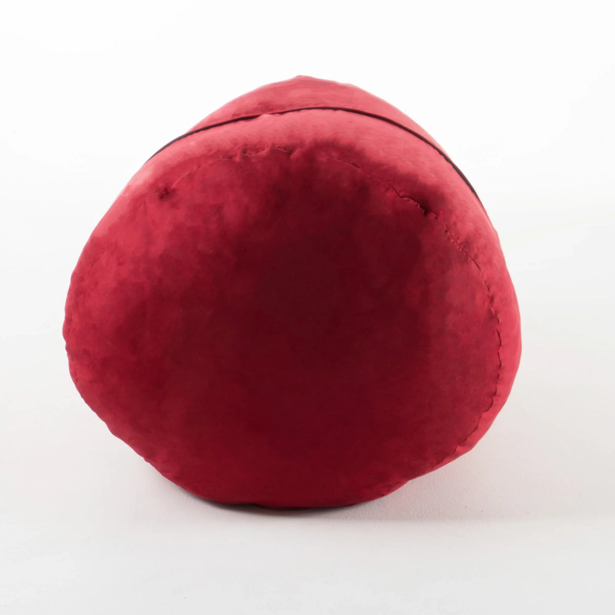 Cylindrical Foam Filled Polyester Red Bean Bag Chair - Omega Lifestyles