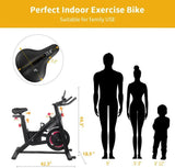 Indoor Magnetic Resistance Stationary Exercise Bike with Monitor - Omega Lifestyles