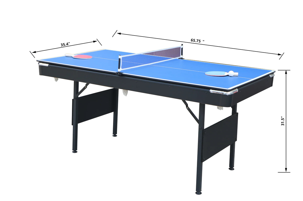 3-In-1 Multifunctional Pool Billiard Table With Tennis - Omega Lifestyles