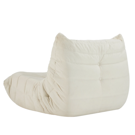 High-Density Foam Ergonomic Art Deco Bean Bag Chair - Omega Lifestyles