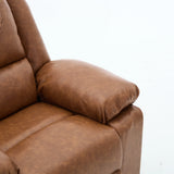 Medium-Firm PU Leather Remote-Controlled Heating Massage Recliner - Omega Lifestyles