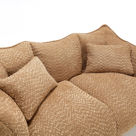 Dual Chenille Bean Bag Chair With High Resilience Foam - Omega Lifestyles