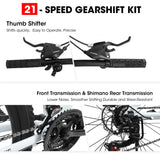 Aluminum Frame 27-Inch 21-Speed Mountain Bike - Omega Lifestyles