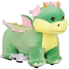 6V Triceratops Electric Ride-On Horse With Music - Omega Lifestyles