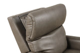 Contemporary Gray Leatherette Single Motor Lift Chair - Omega Lifestyles