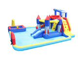 10-Inch Multicolor Oxford Fabric Inflatable Water Park Playground - Omega Lifestyles