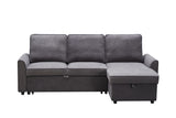 Modern Modular L-Shaped Reversible Sofa Bed With Storage - Omega Lifestyles