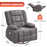 3D Kneading Heated Recliner Massage Chair With USB Port - Omega Lifestyles