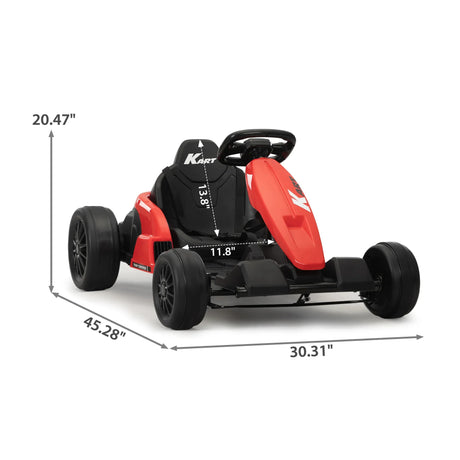 24V Electric Kids Go Kart With Music and Safety Protectors - Omega Lifestyles