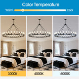 Large 53 Inch Matte Black Wagon Wheel Chandelier - Omega Lifestyles