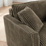 Corduroy Ergonomic Back Support Lazyman Sofa Chair - Omega Lifestyles