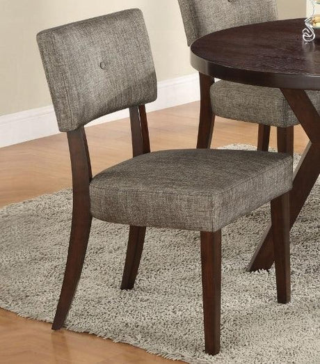 5-Piece Fabric Dining Room Table And Chair Set - Omega Lifestyles