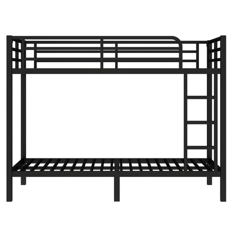 Metal Twin XL Over Twin XL Space-Saving Bunk Bed - Omega Lifestyles
