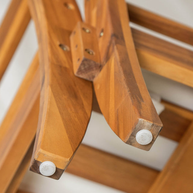 6-Piece Acacia Wood Modular Outdoor Patio Sofa Set - Omega Lifestyles