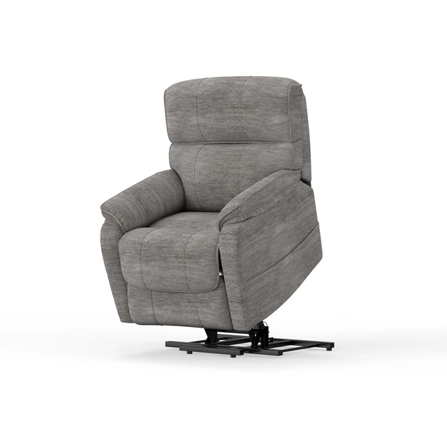Ultra-Soft Plush Fabric Power Lift Recliner Chair - Omega Lifestyles