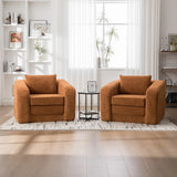 Convertible Chenille Foldable Single Sofa Bed With Pillow - Omega Lifestyles