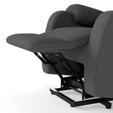 Power Lift Plush Snowflake Velvet Recliner Chair - Omega Lifestyles