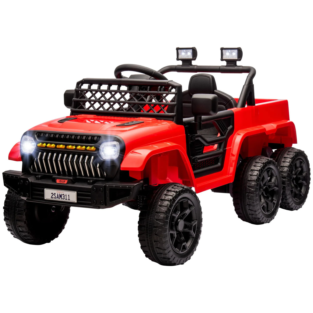 12V 4x4 Kids Electric Ride-On Truck With Remote Control - Omega Lifestyles