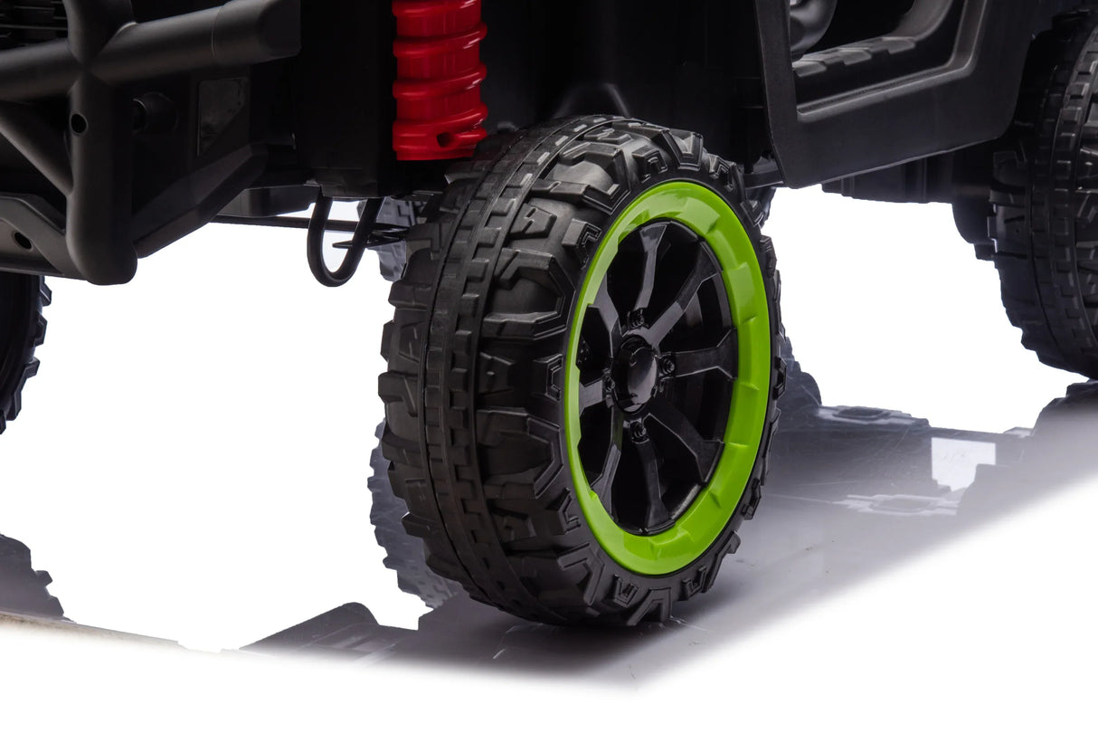 24V 2-Seater 6-Wheel Electric Ride On Dump Truck - Omega Lifestyles