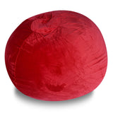 Minky Velvet Foam Filled Plush Bean Bag Chair - Omega Lifestyles