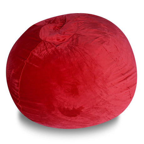 Minky Velvet Foam Filled Plush Bean Bag Chair - Omega Lifestyles