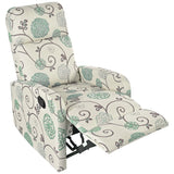 Manual Recliner Chair With Adjustable Backrest And Plush Upholstery - Omega Lifestyles